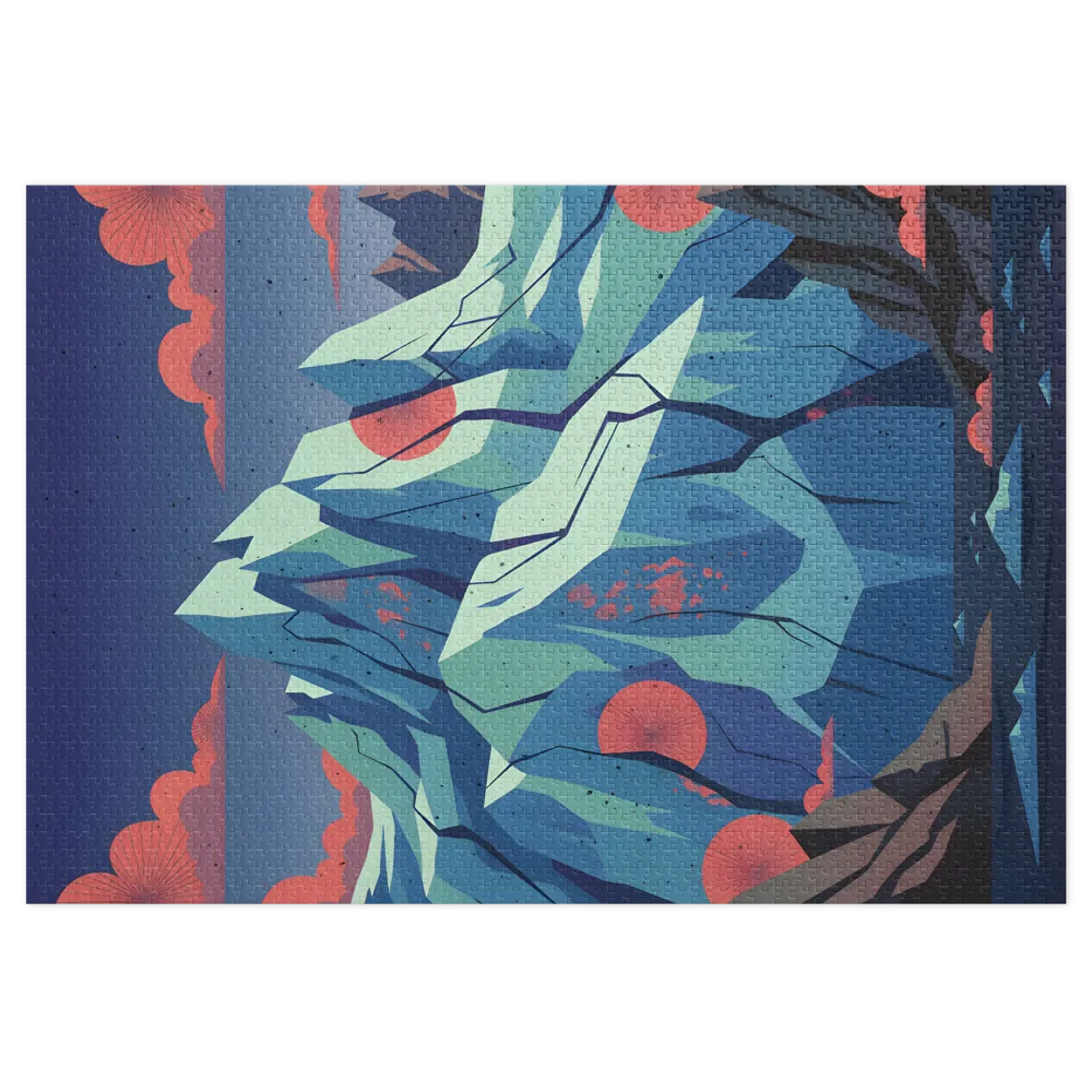 Geometric Mountain Vista | Jigsaw Puzzles