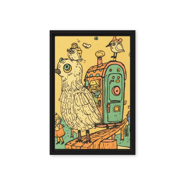 The Bird and Its Peculiar Journey | Art Print