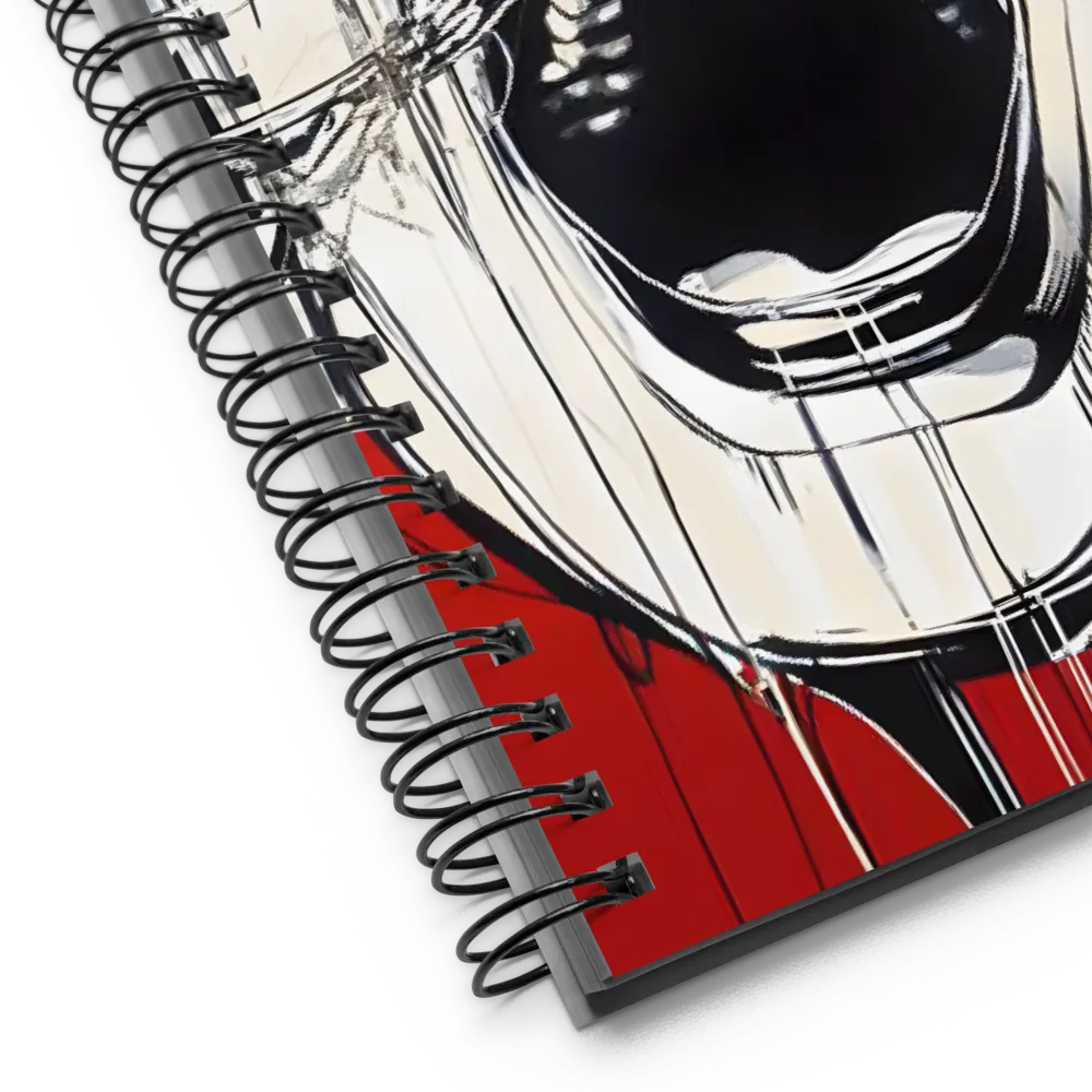 Shattered Scream 
 Spiral Notebook | 140 pages