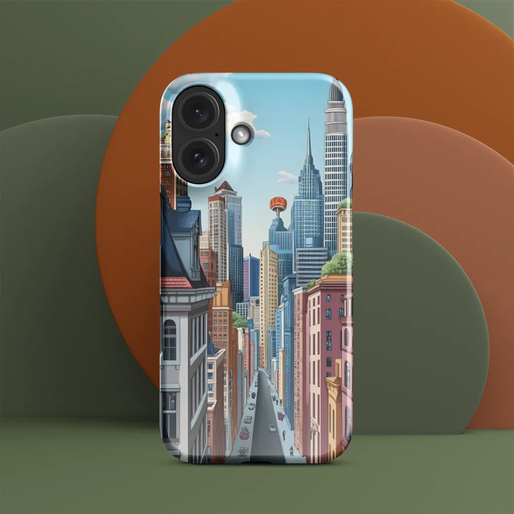 Colorful Cityscape Perspective 
 iPhone 17 Air | MagSafe® Tough Case
