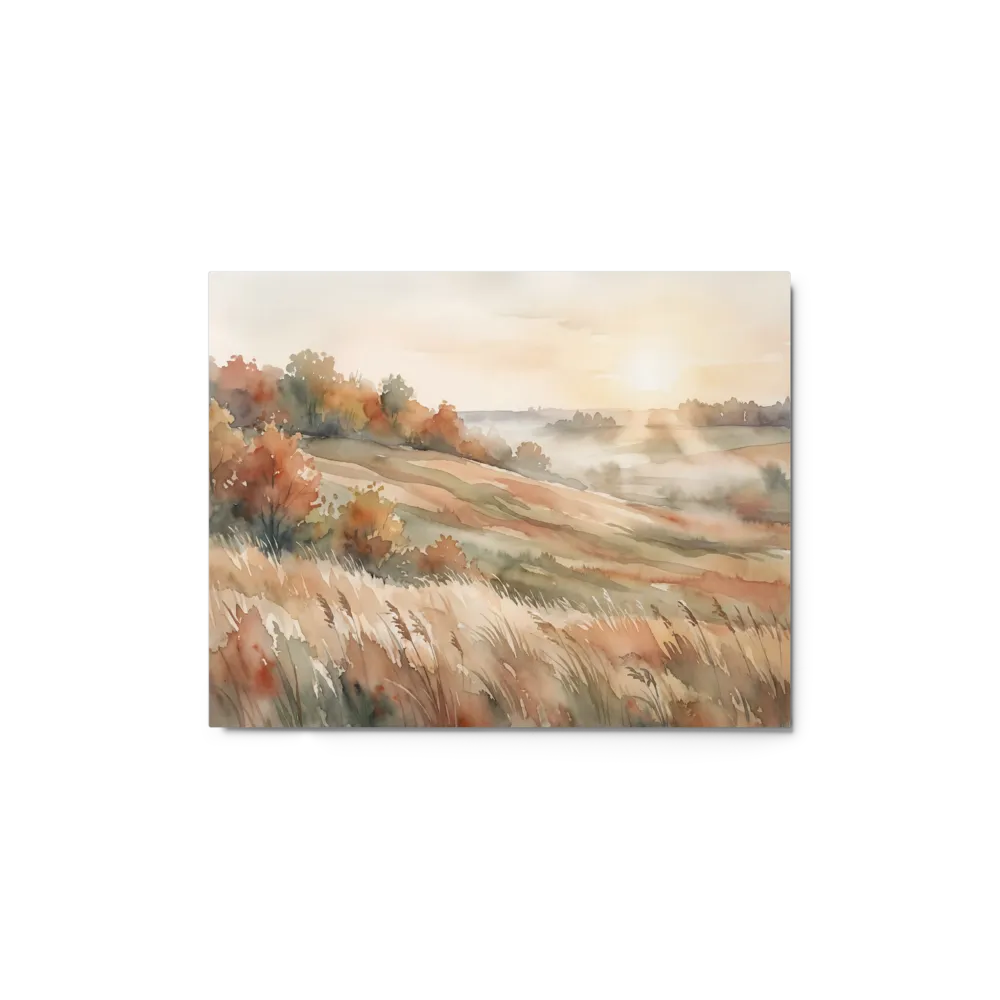 Watercolor Autumn Landscape