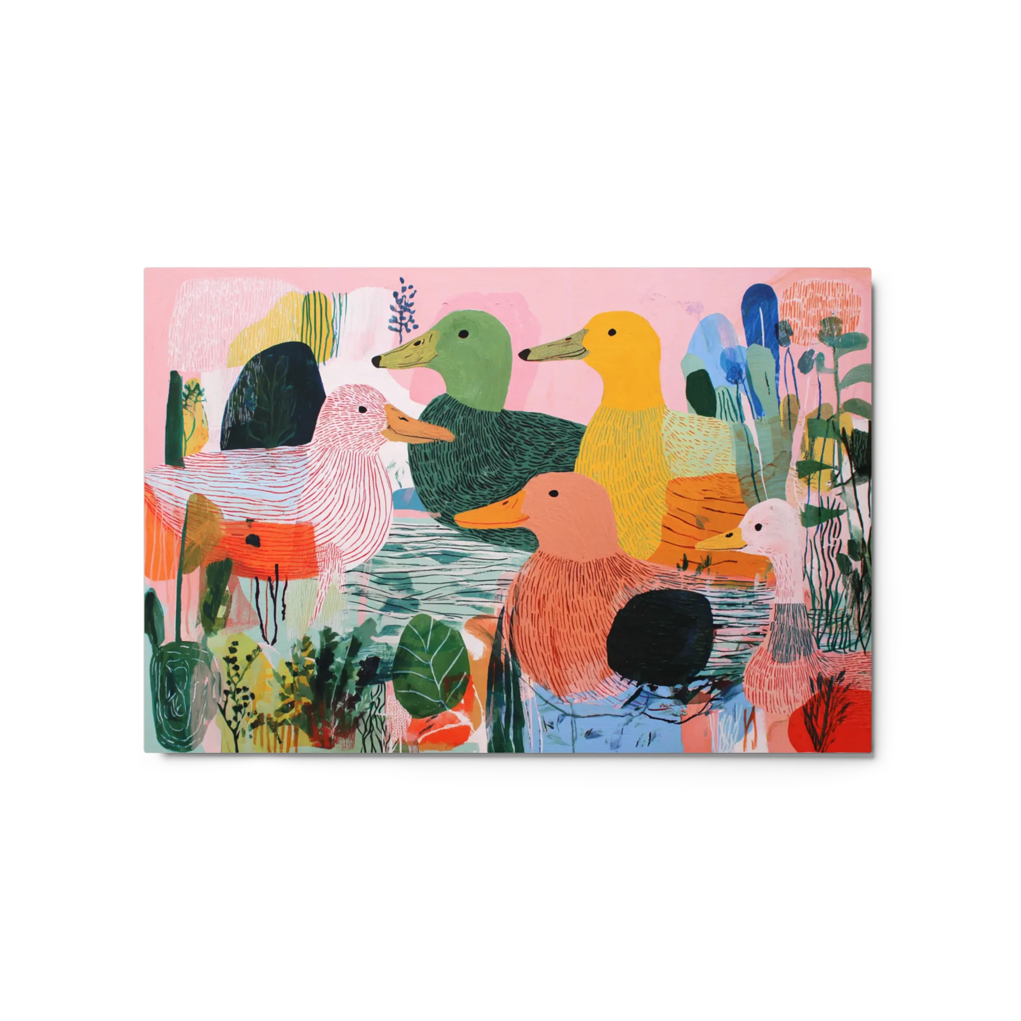 Ducks in the Pond