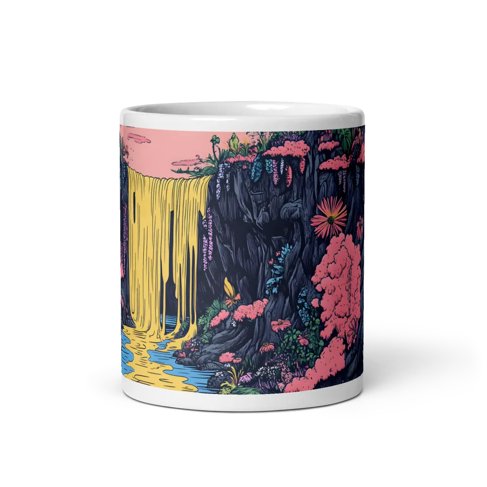 Illustrative Waterfall Landscape