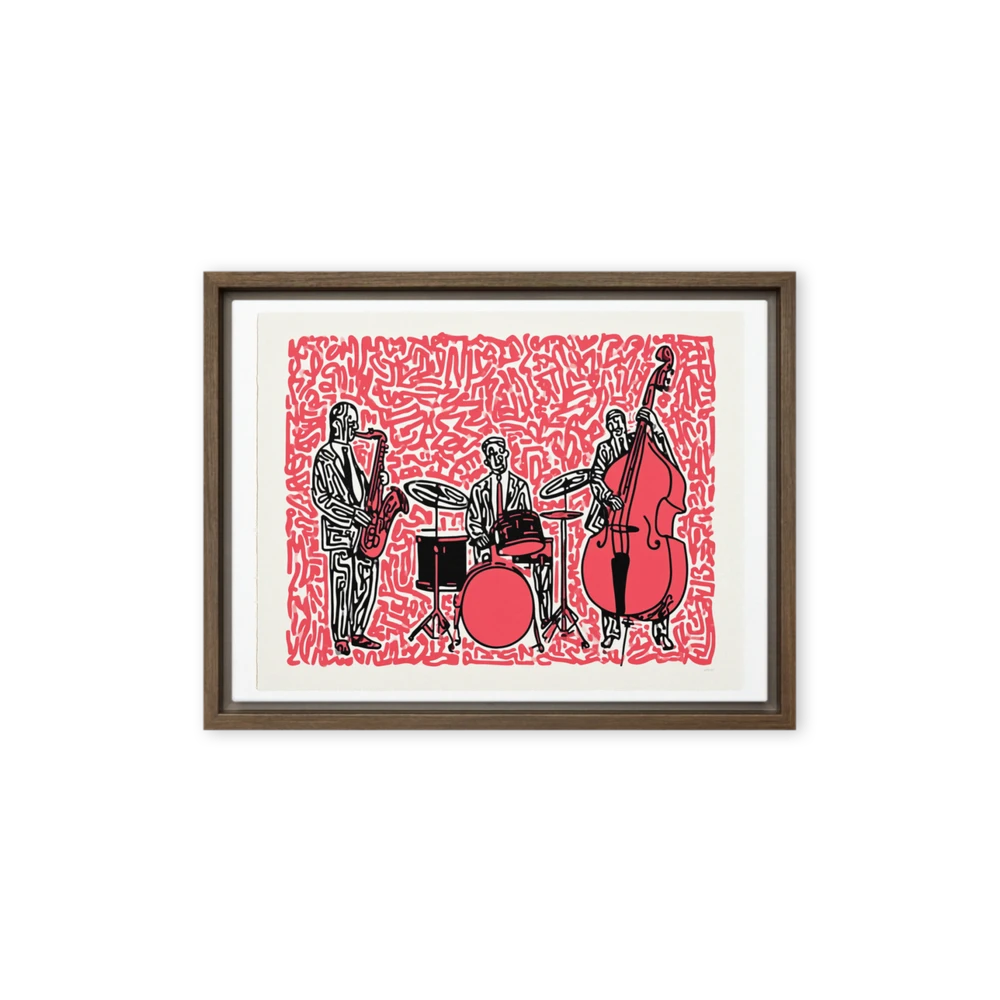 The Red Note Trio | Art Print