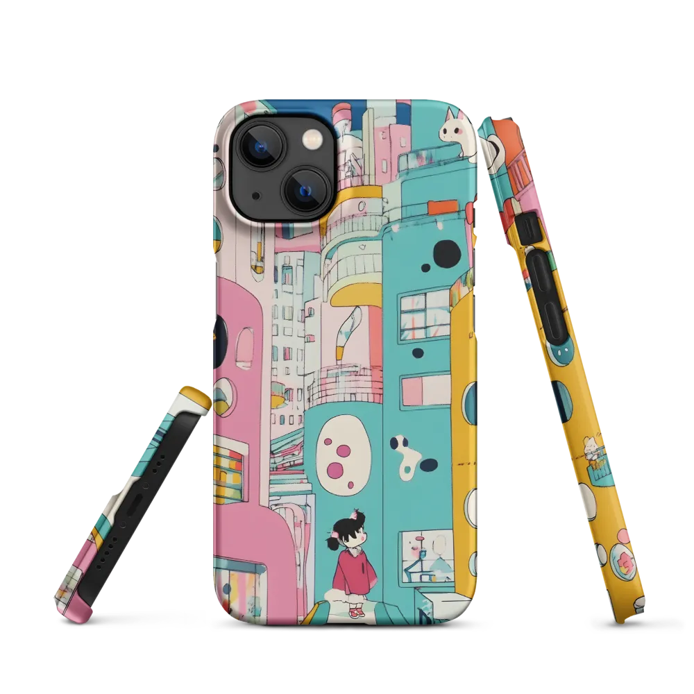 Colorful Cityscape Illustration | Phone Case