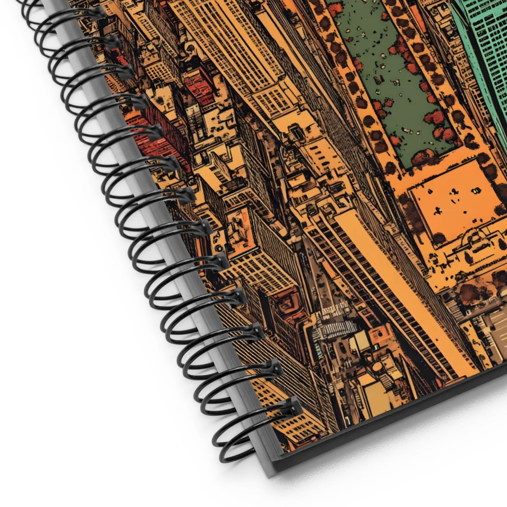 Urban Green Oasis 
 Spiral Notebook | 140 pages