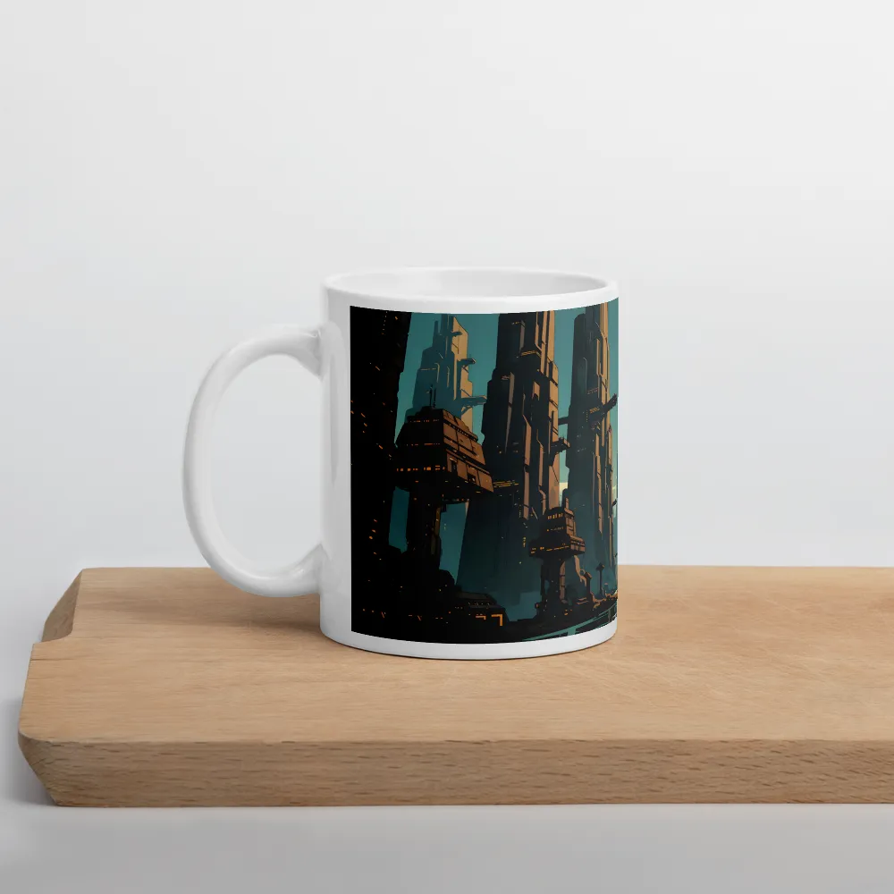 Neo-Canyon City 
 Mug with Red inside | 15 oz
