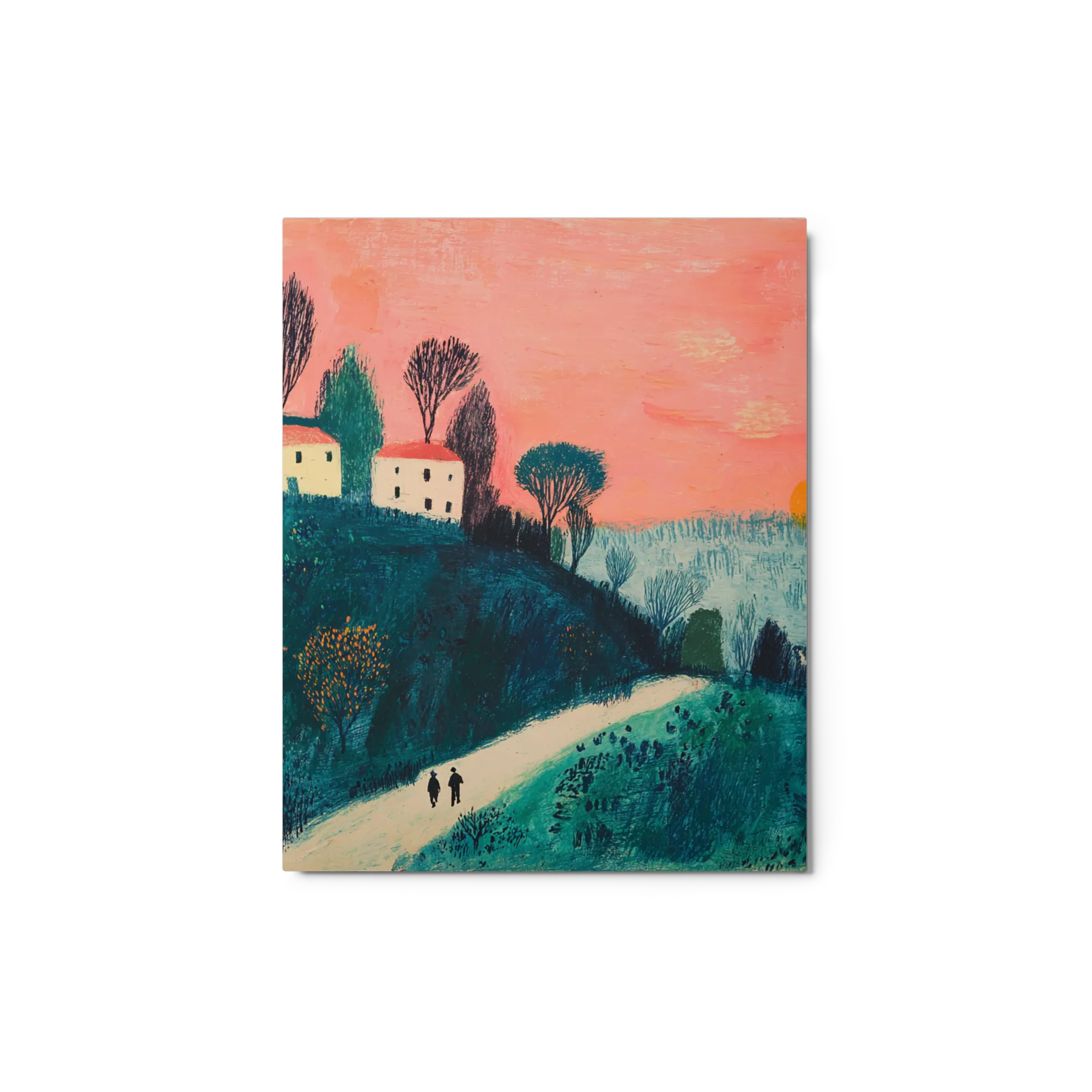 Hillside Sunset Journey