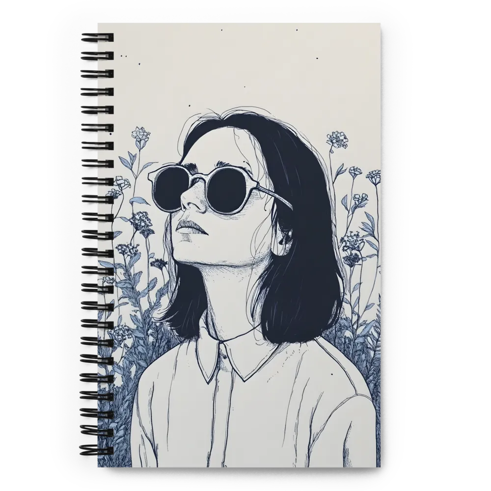 Contemplation Among Flowers 
 Spiral Notebook | 140 pages