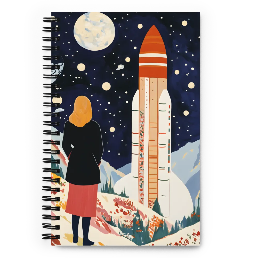 Stargazer's Launch 
 Spiral Notebook | 140 pages