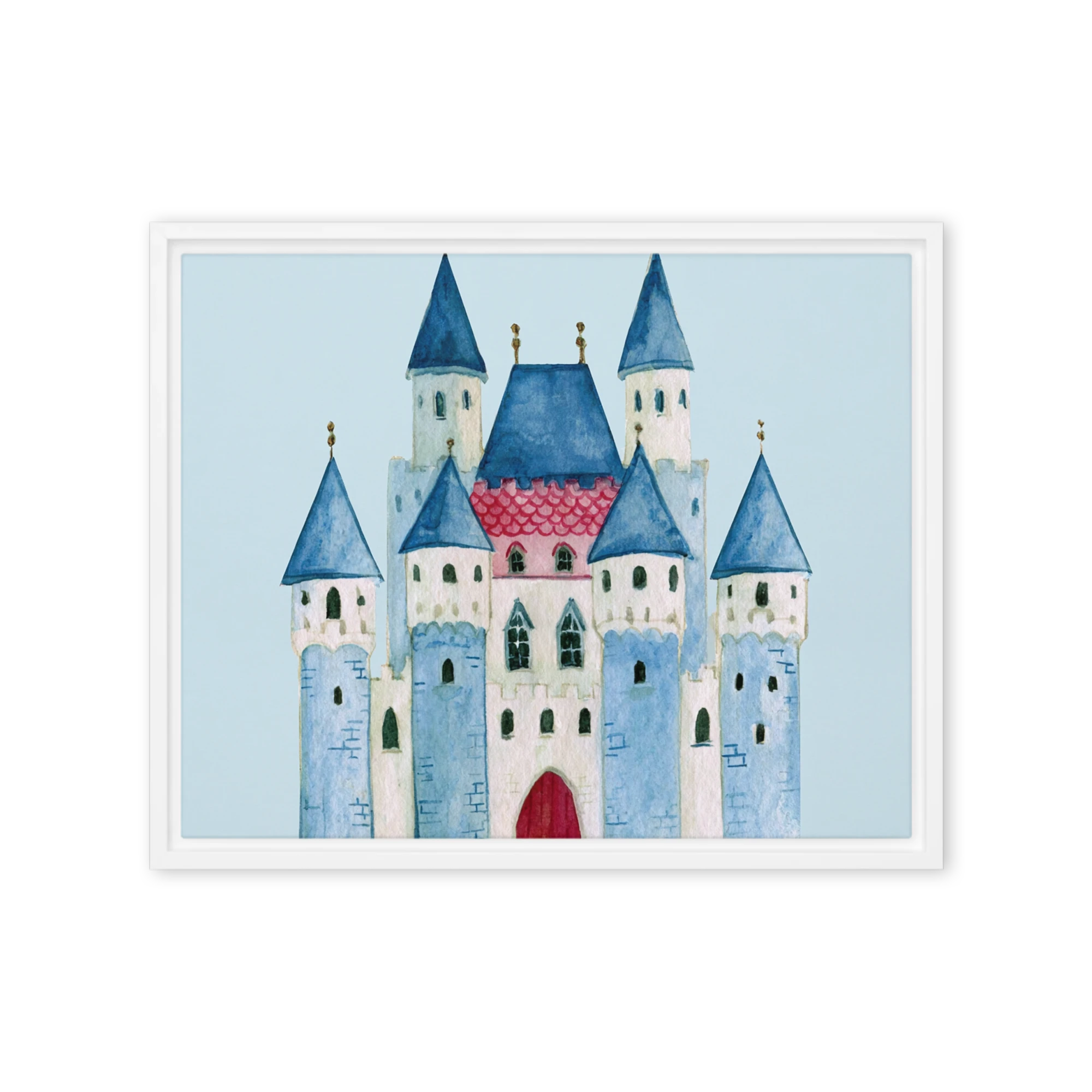 Whimsical Blue Castle