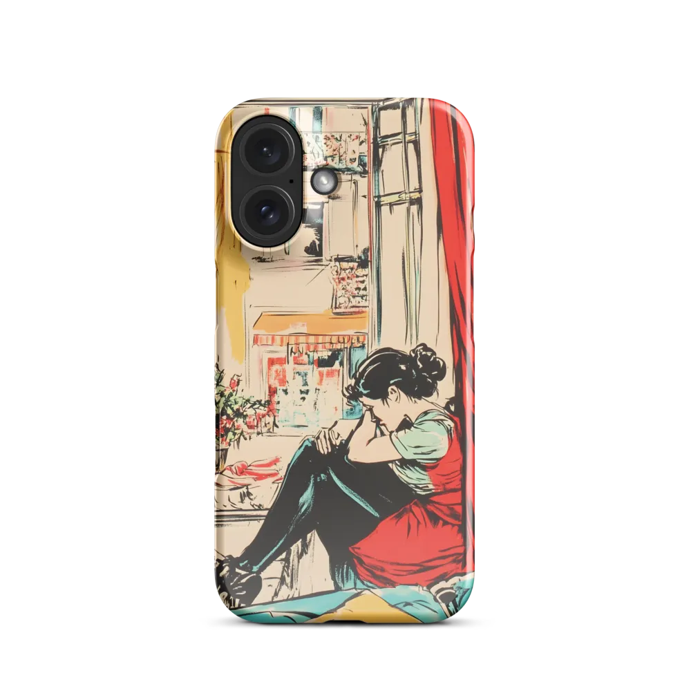 Pensive Woman by Window 
 Samsung Galaxy S23 Plus | Tough Case
