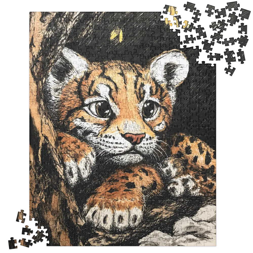 Curious Cub 
 Jigsaw Puzzle