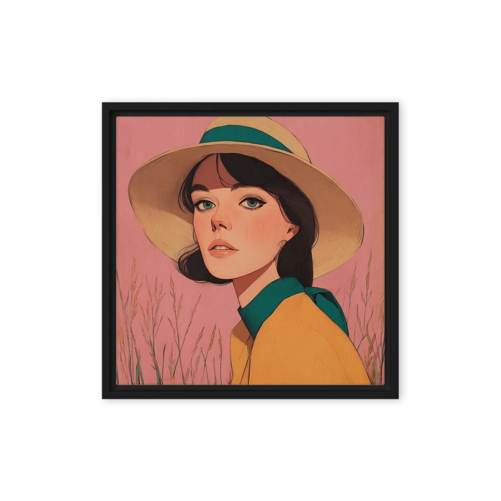 Sun Hat Girl | Art Print