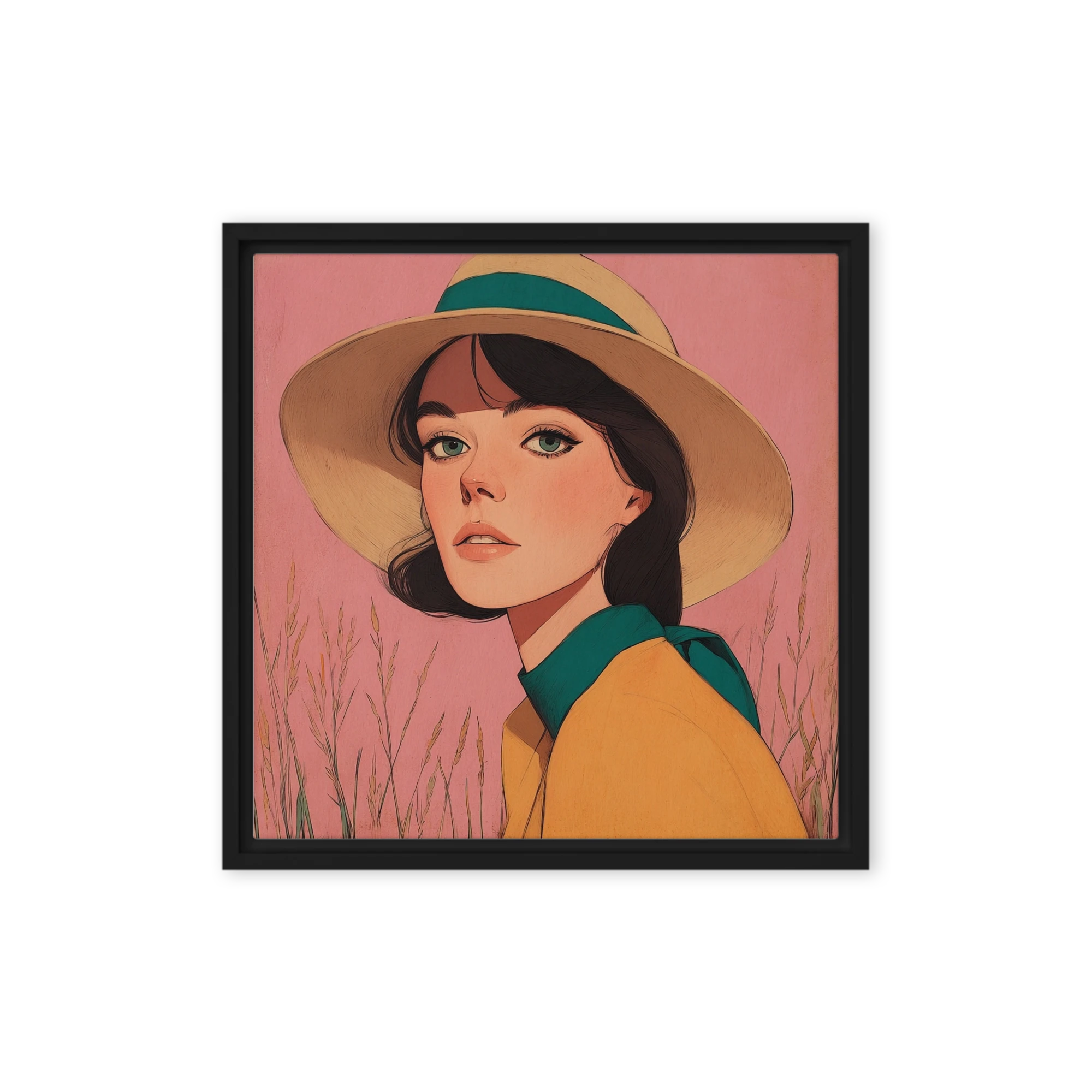 Sun Hat Girl | Art Print
