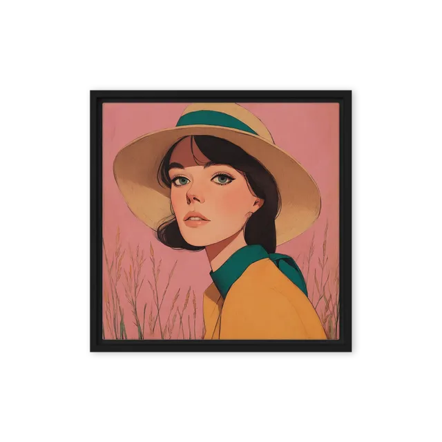Sun Hat Girl | Art Print