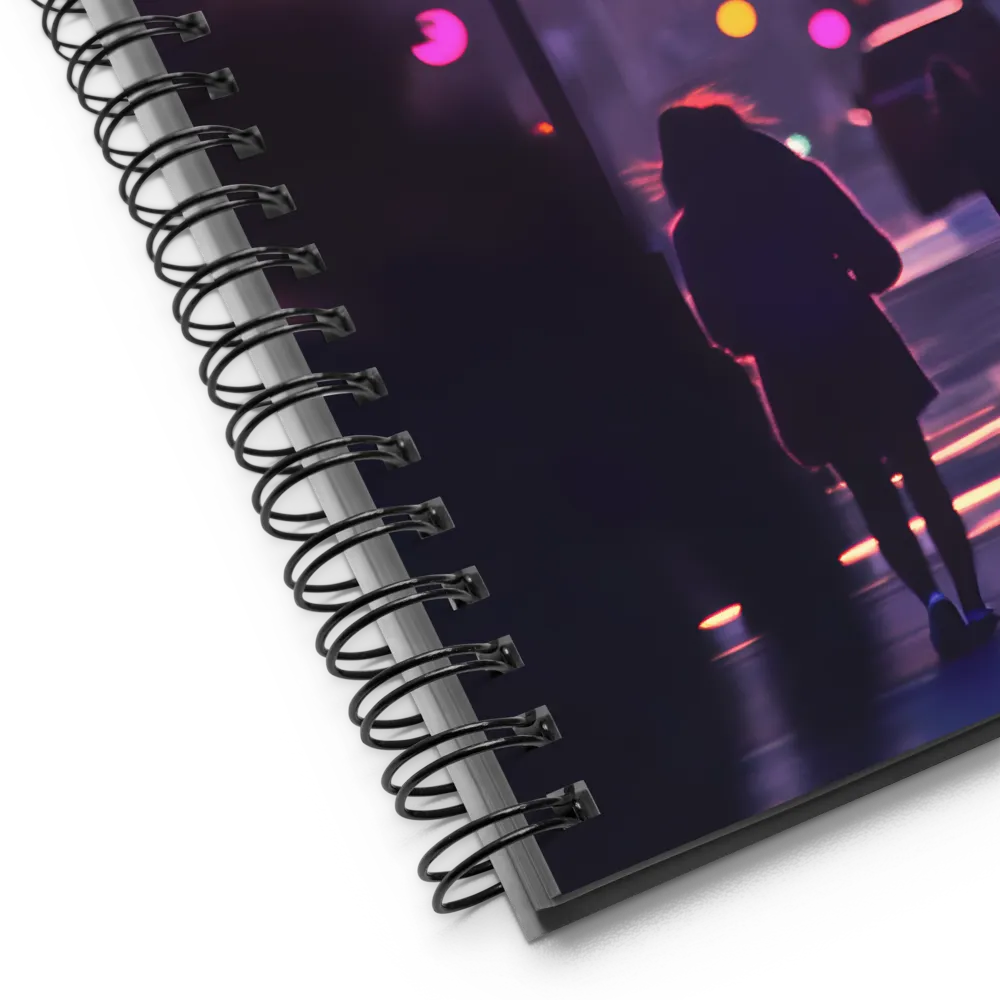 Ephemeral City Glow 
 Spiral Notebook | 140 pages