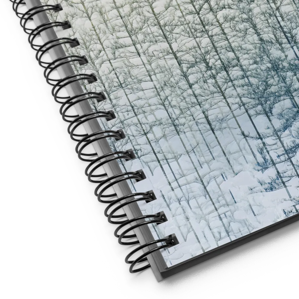 Winter's Abstract Canopy 
 Spiral Notebook | 140 pages