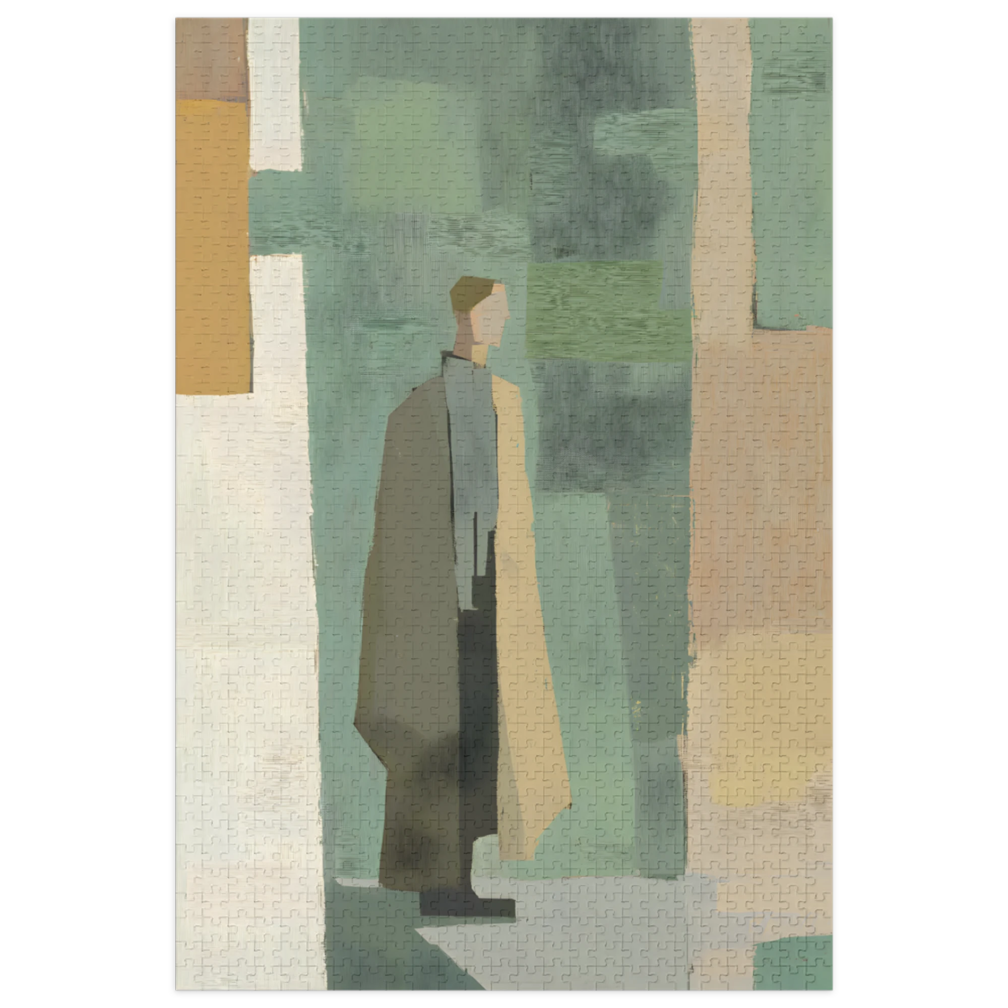 Man in Green Coat | Jigsaw Puzzles
