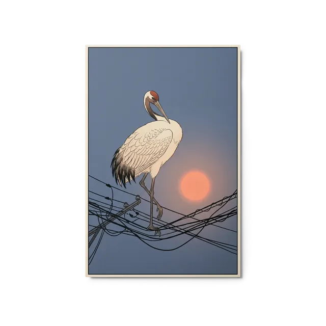 Perched at Sunset | Art Print