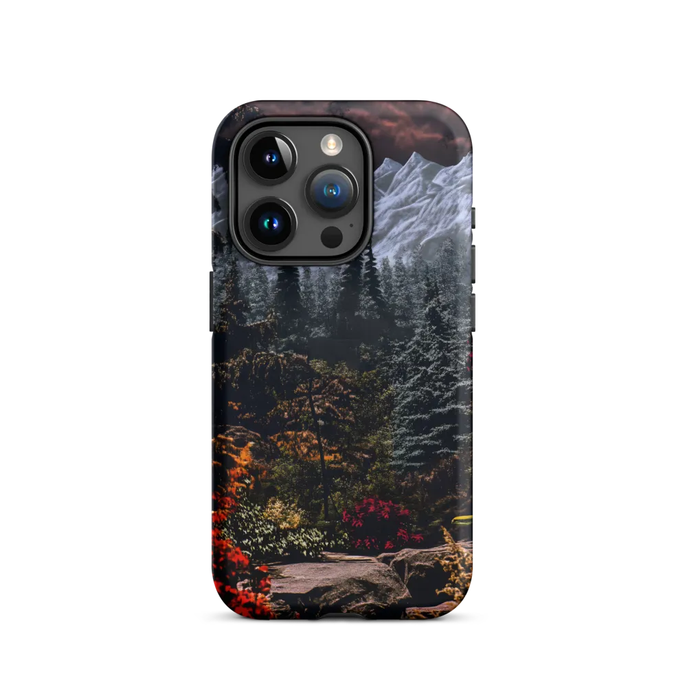 Surreal Mountain Forest Landscape | Phone Case