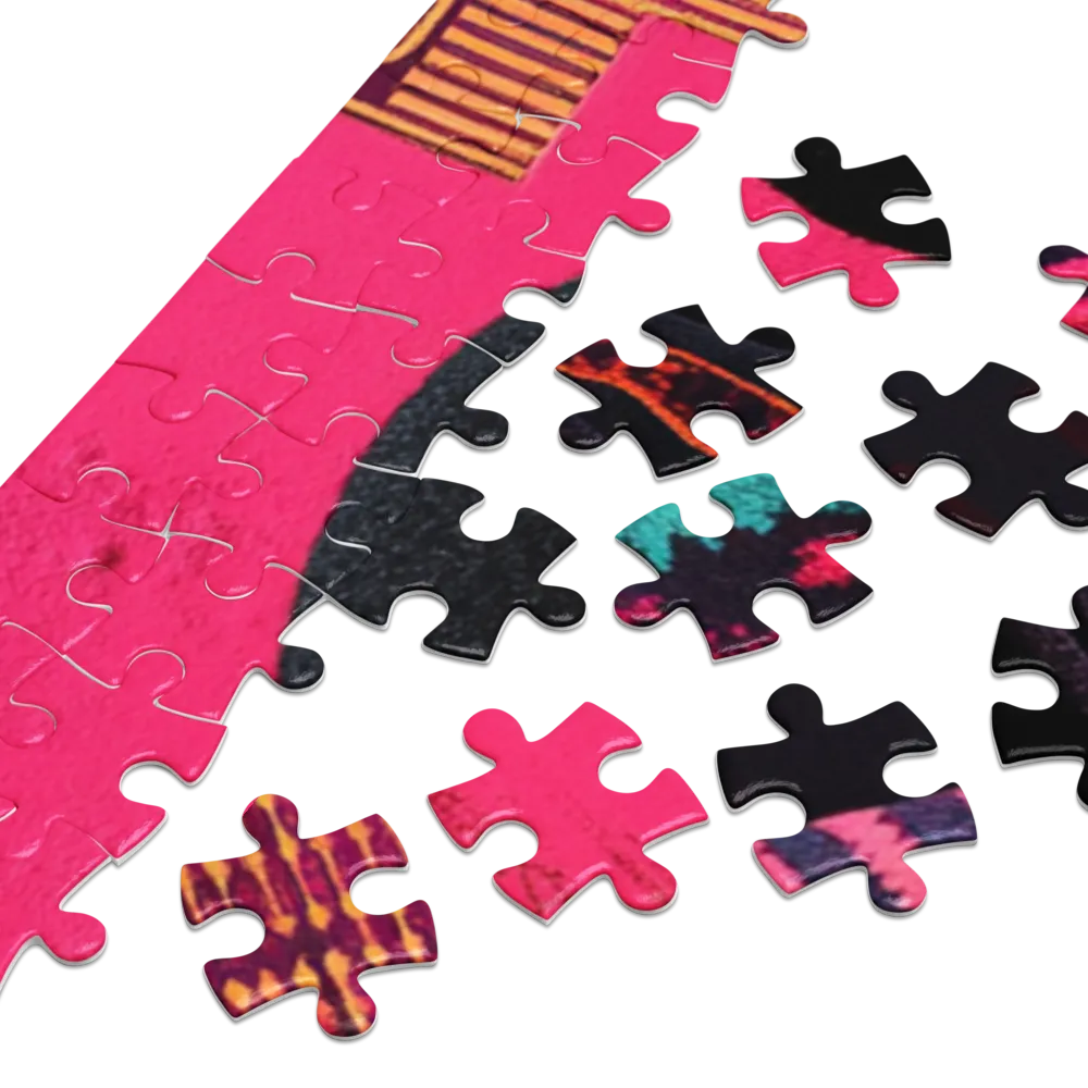 Perfil Neo-Africano 
 Puzzle em caixa de metal