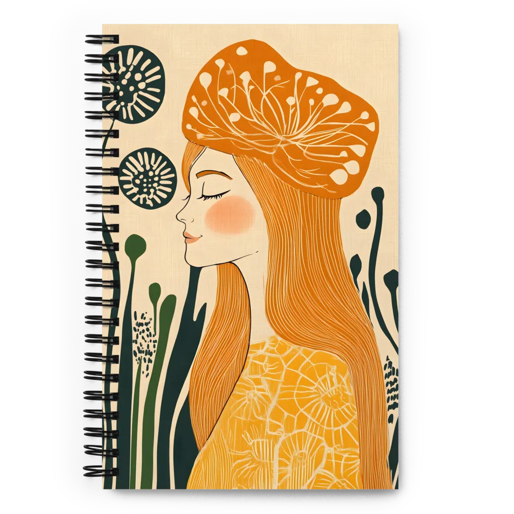 Whispering Woods Woman 
 Spiral Notebook | 140 pages