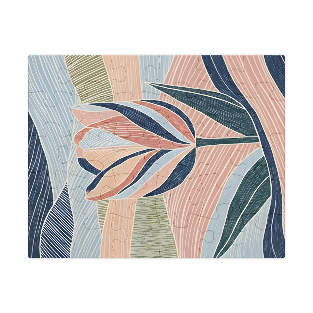 Spring Tulip 
 Jigsaw Puzzle in Tin Box