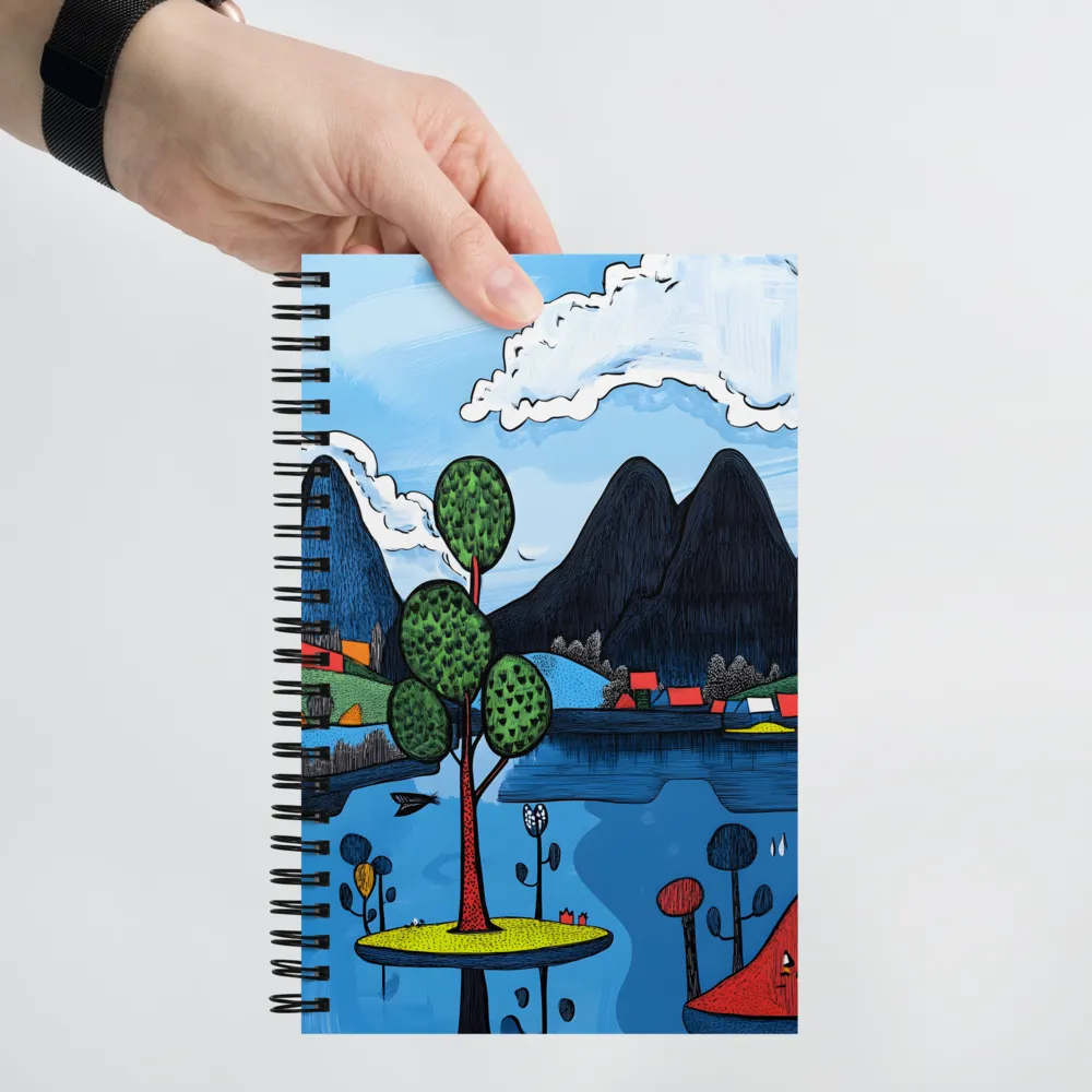 Floating Island Lake 
 Spiral Notebook | 140 pages