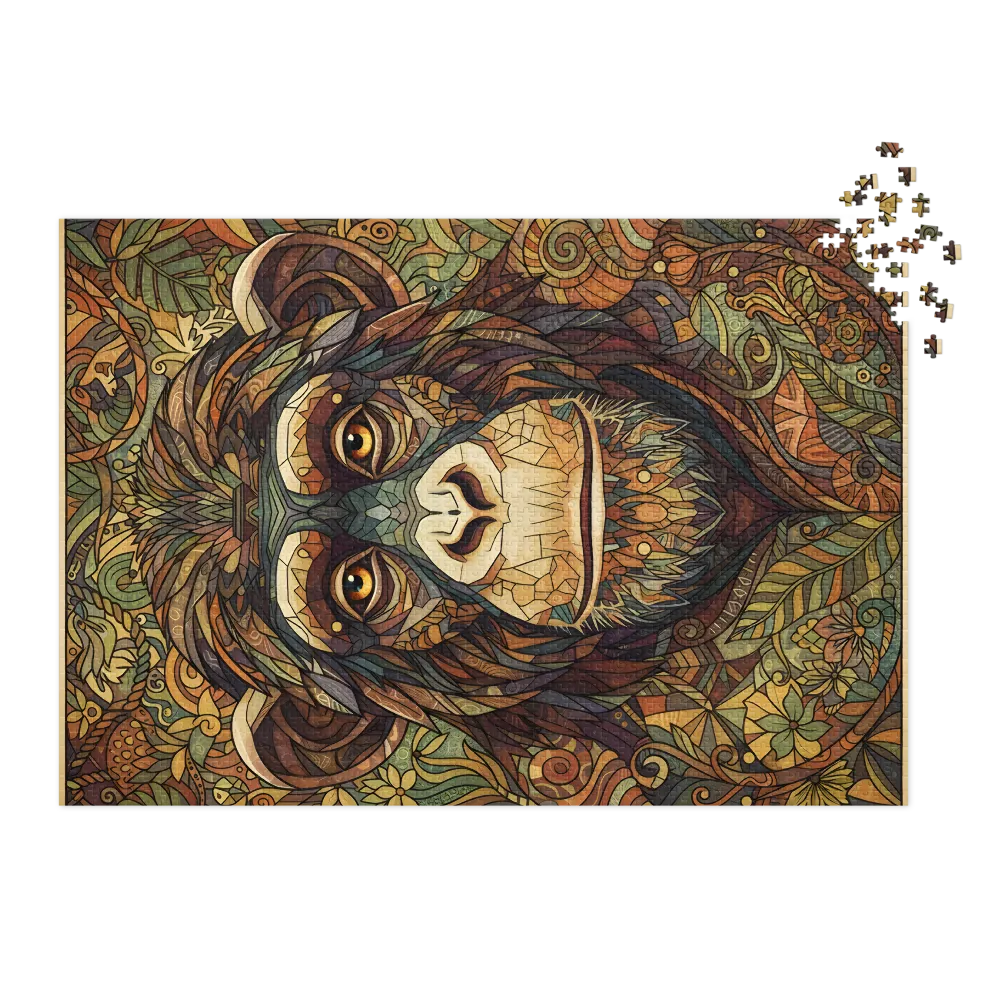 Ornamental Chimpanzee | Jigsaw Puzzles
