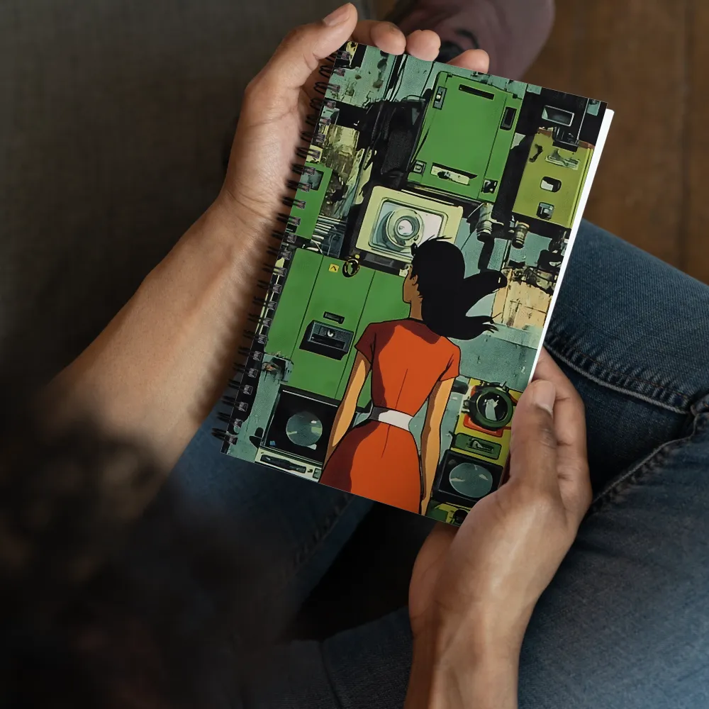 Gaze into the Circuitry 
 Spiral Notebook | 140 pages