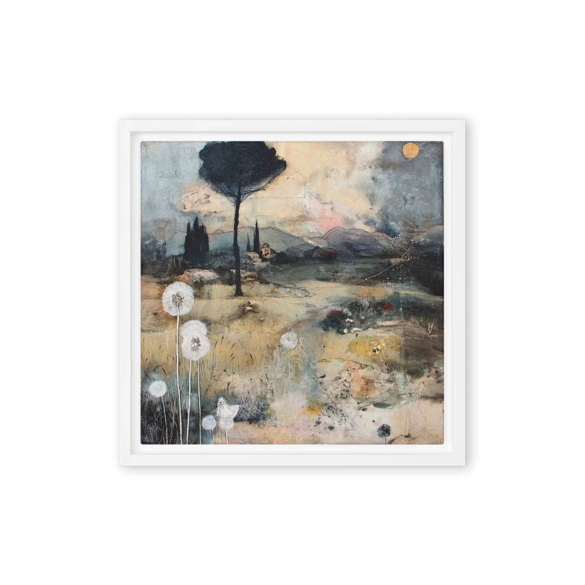 Dandelion Field at Dusk | Art Print