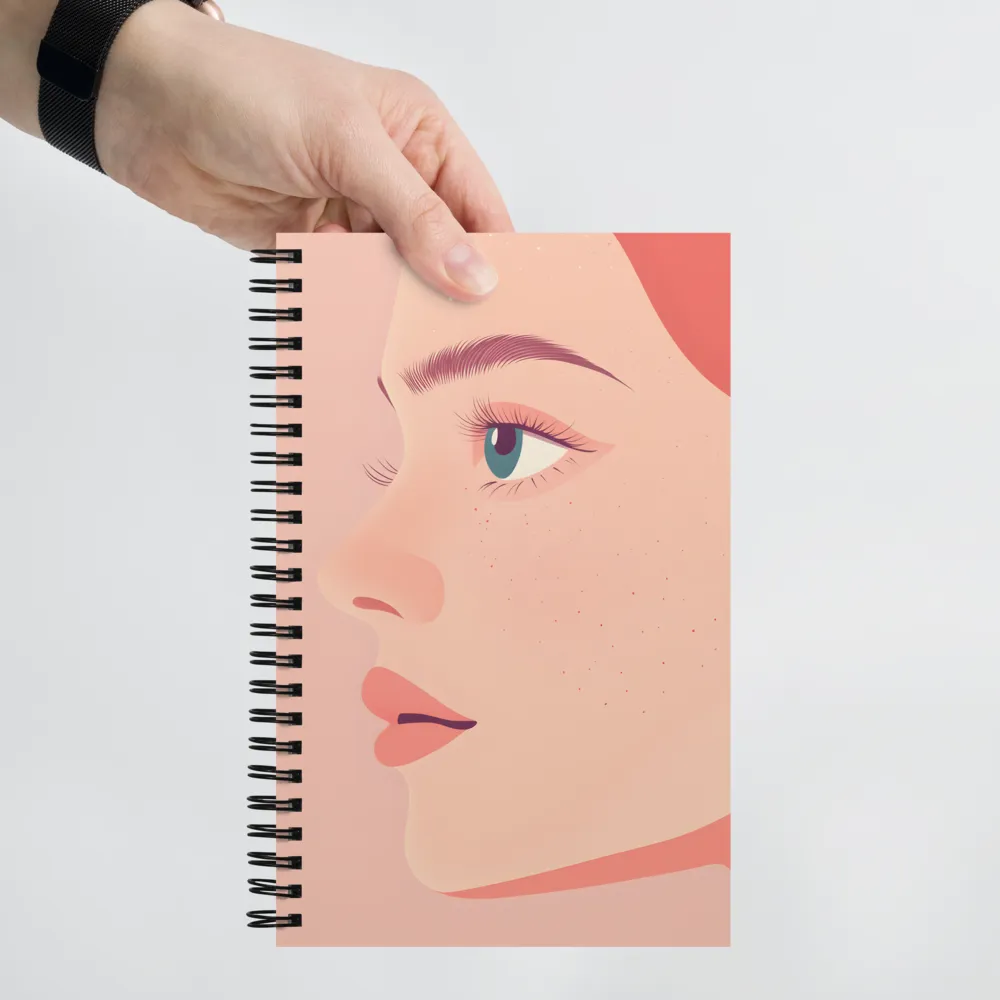 Serene Profile 
 Spiral Notebook | 140 pages