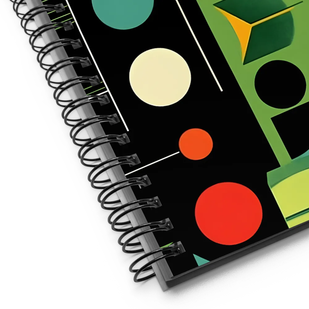 Geometric Color Blocks 
 Spiral Notebook | 140 pages