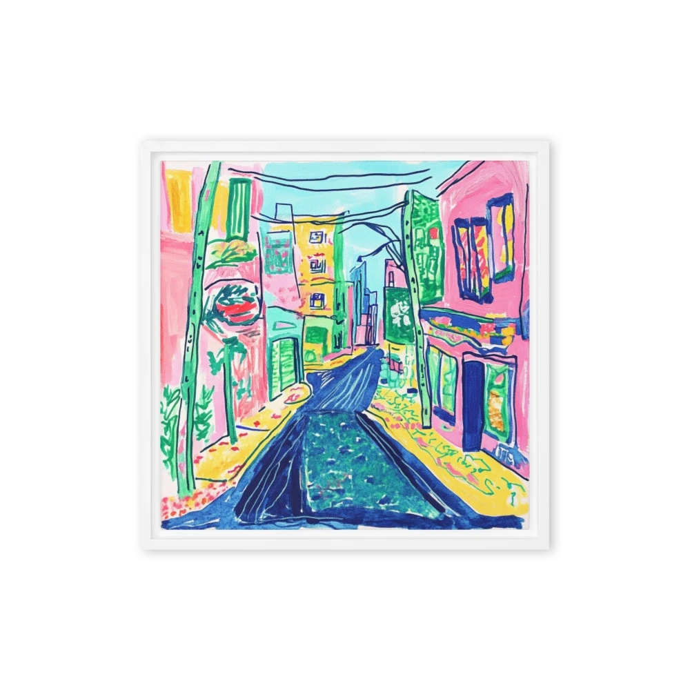 Fauvist City Alley | Art Print