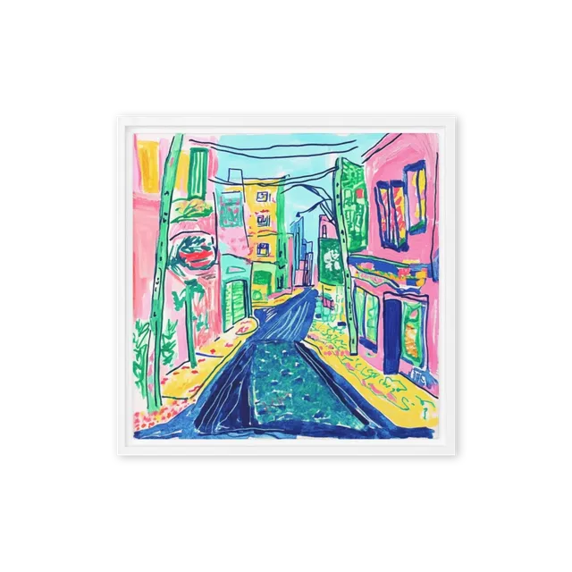 Fauvist City Alley | Art Print