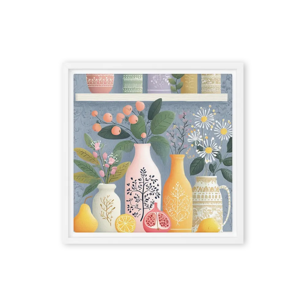 Earthenware and Botanical Still Life | Art Print