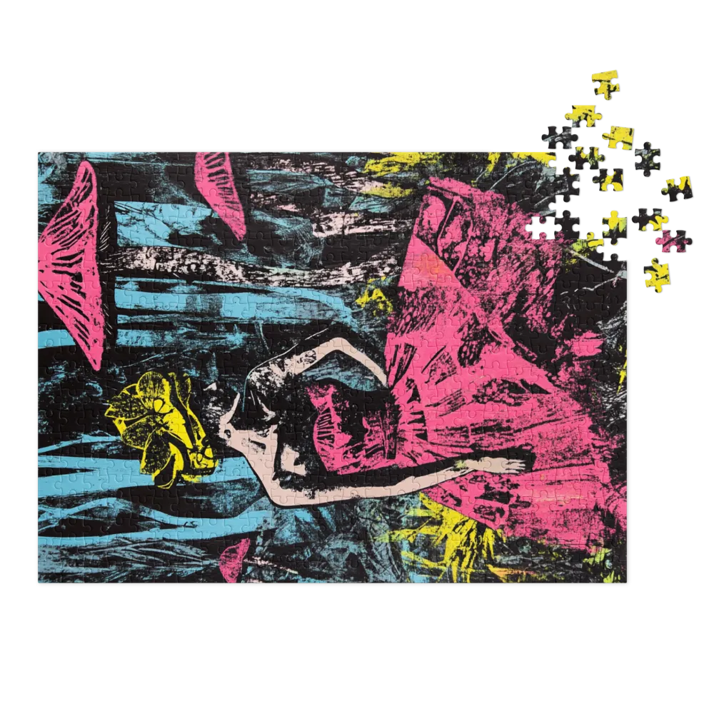 Bailarina do Sonho na Floresta 
 Puzzle em caixa de metal