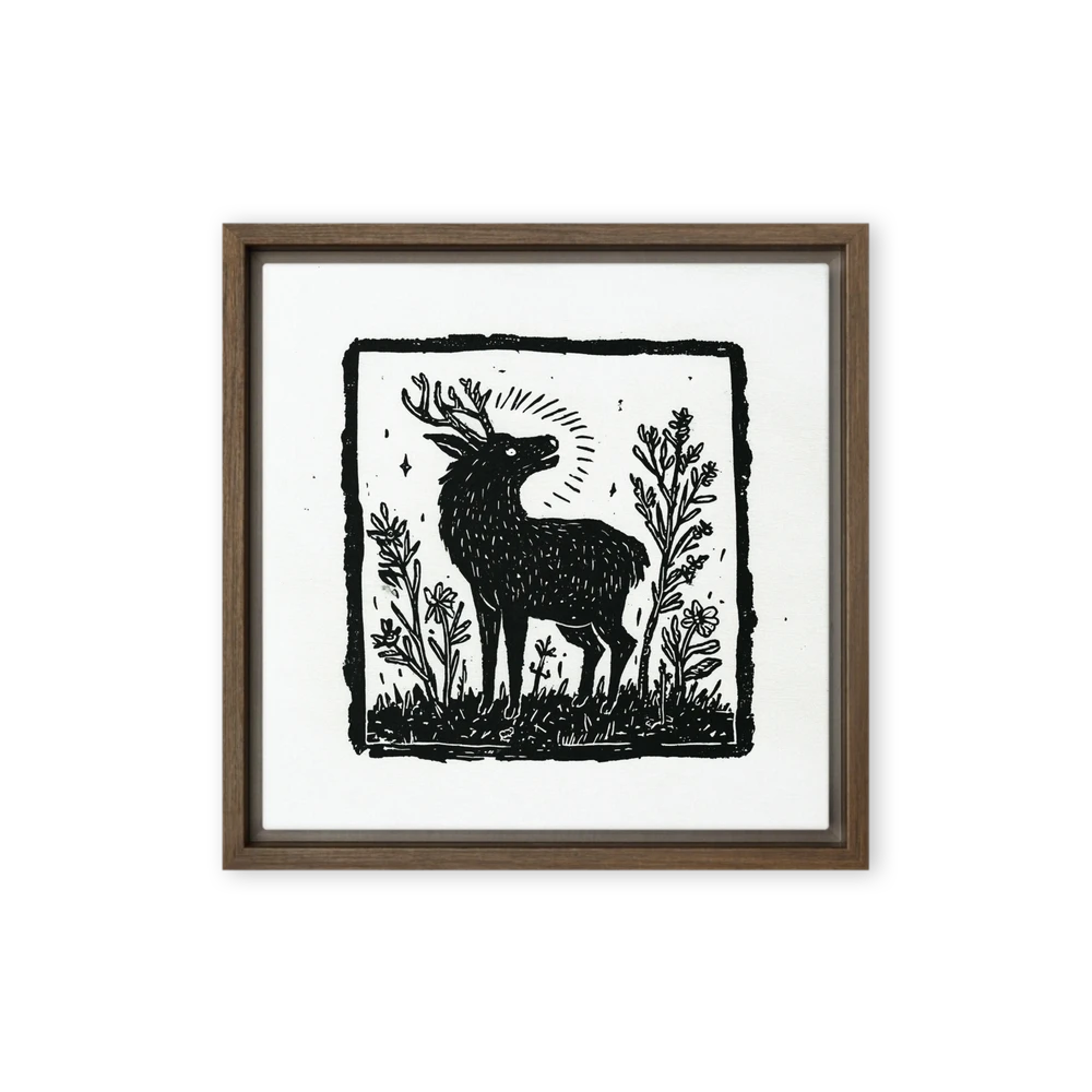 Stag of the Enchanted Forest | Art Print