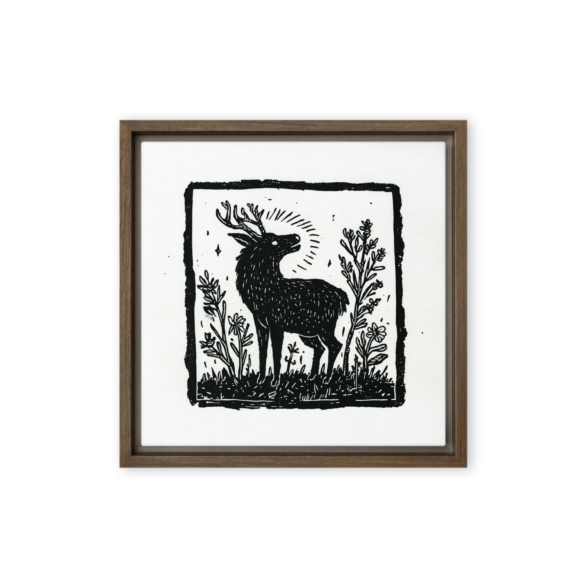 Stag of the Enchanted Forest | Art Print