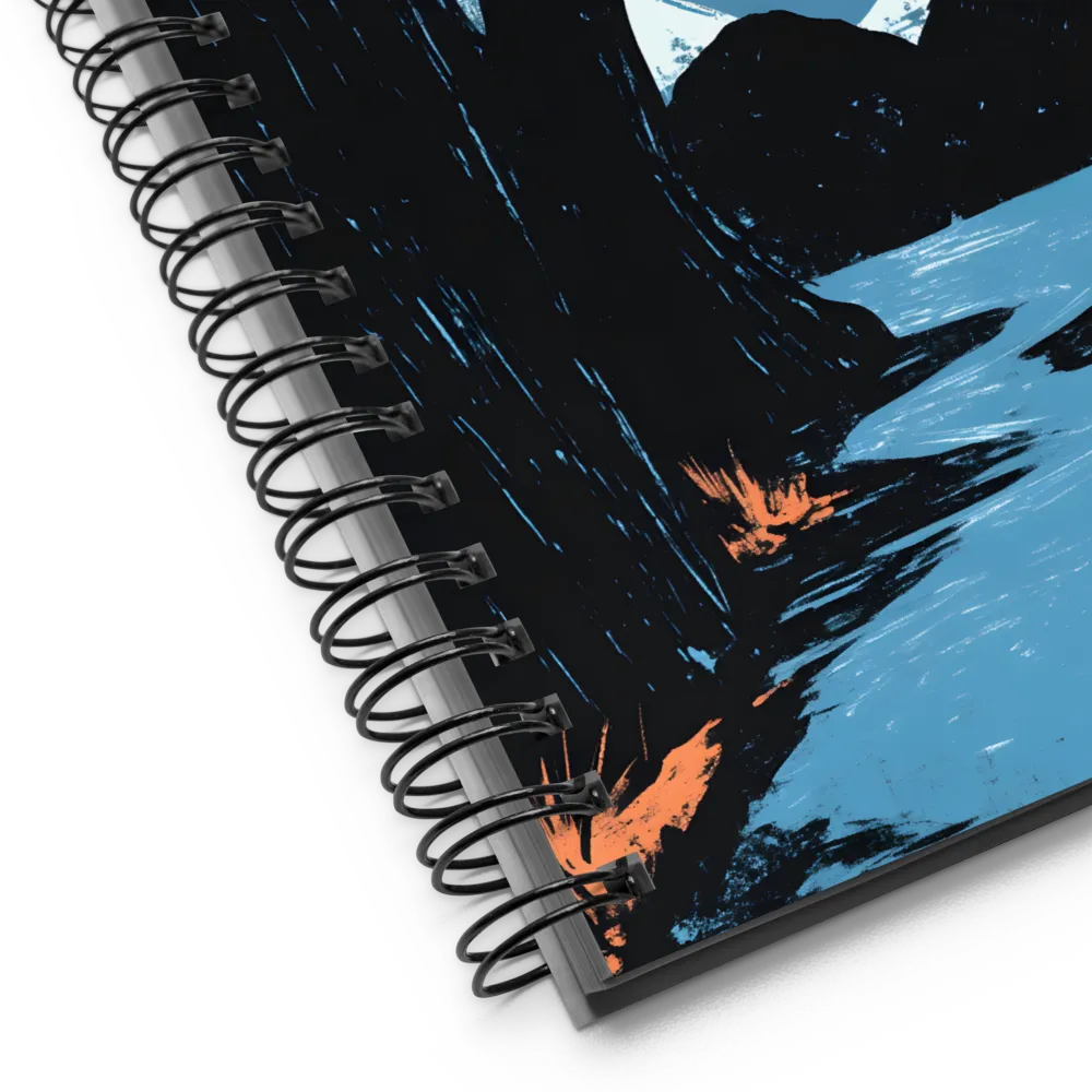 Whispers of the Nocturnal River 
 Spiral Notebook | 140 pages
