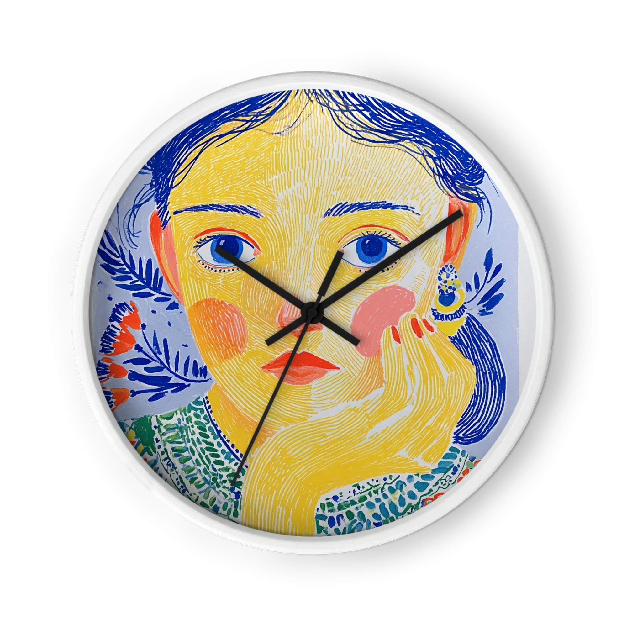 Portrait in Yellow and Blue