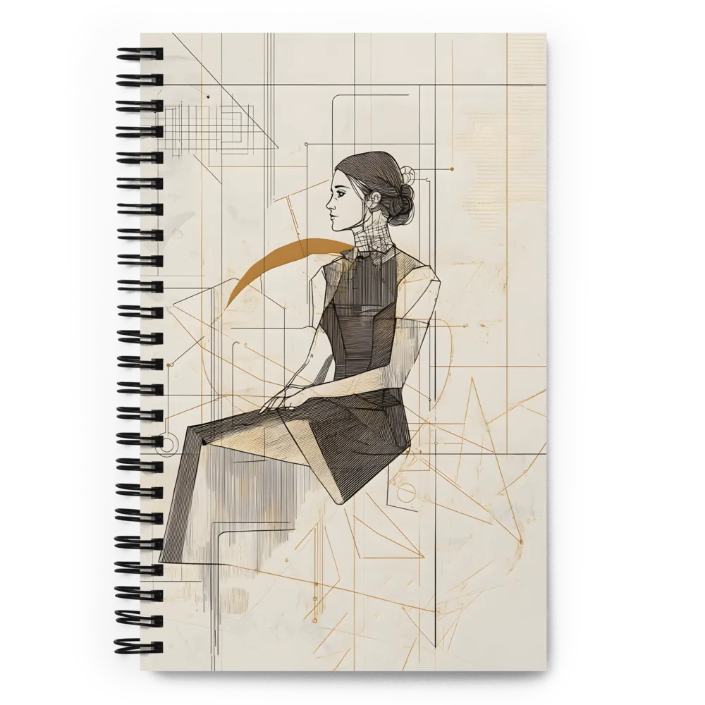 Architectural Figure Study 
 Spiral Notebook | 140 pages
