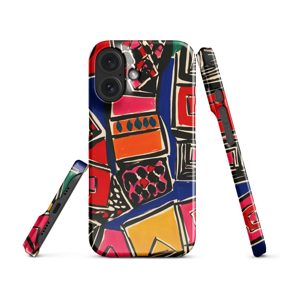 Colorful Geometric Abstraction 
 iPhone 16 Pro | MagSafe® Tough Case