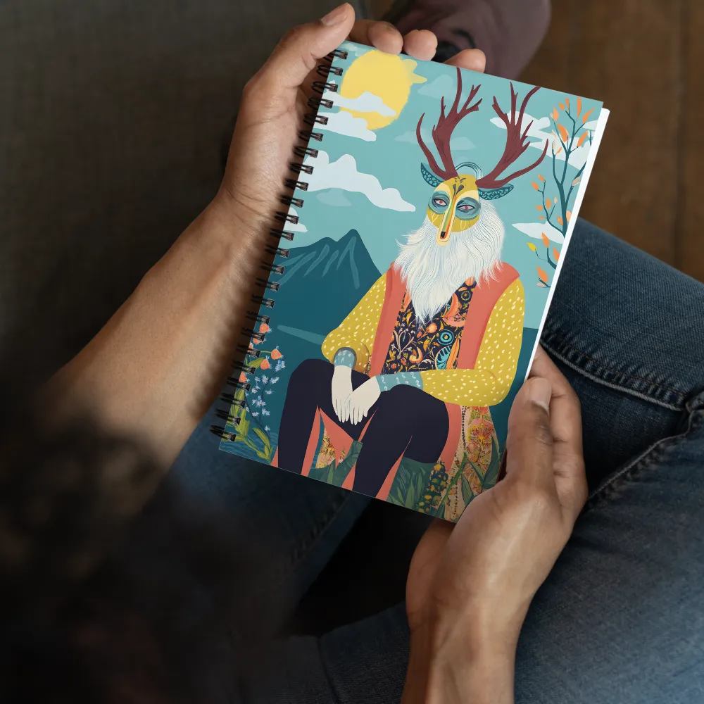 The Antlered Spirit 
 Spiral Notebook | 140 pages