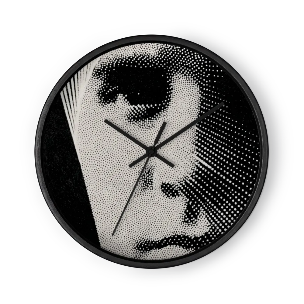 Dot Matrix Face | Wall Clock