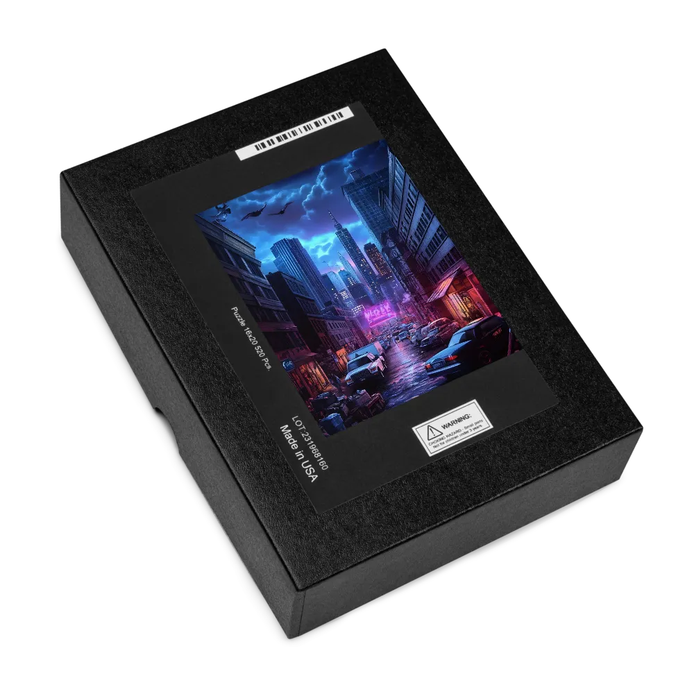 Neon Dystopia Reverie 
 Jigsaw Puzzle