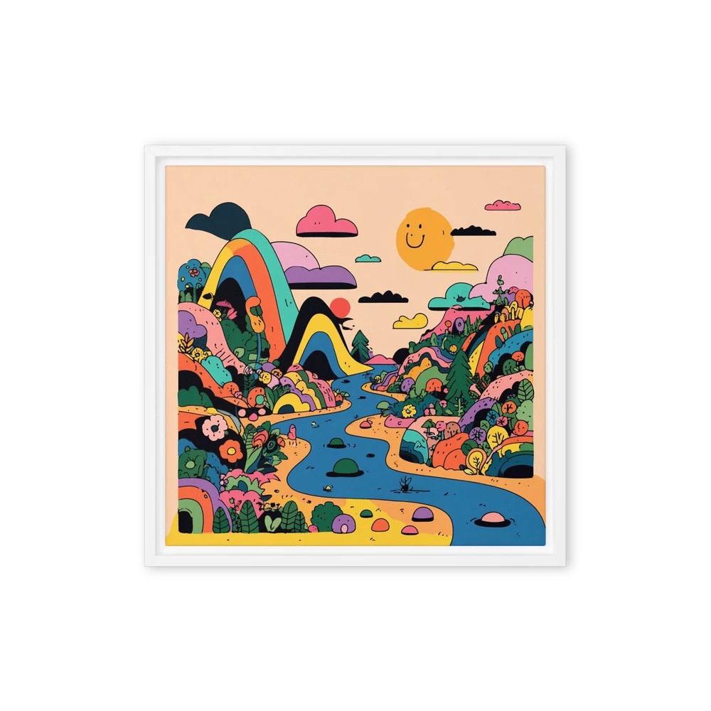 Sunshine Over the Rainbow Valley | Art Print