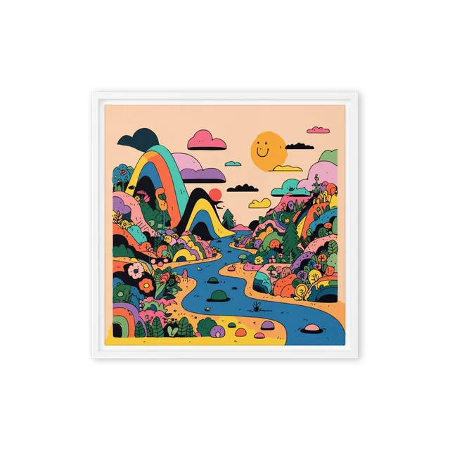 Sunshine Over the Rainbow Valley | Art Print
