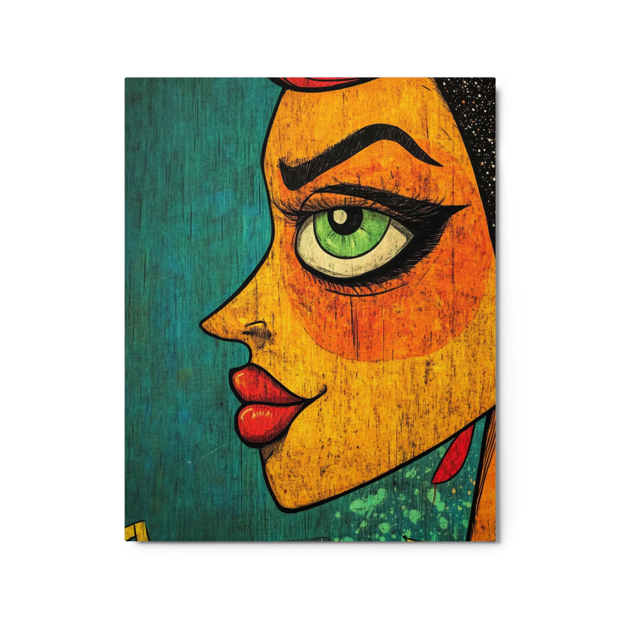Teal and Amber Profile
